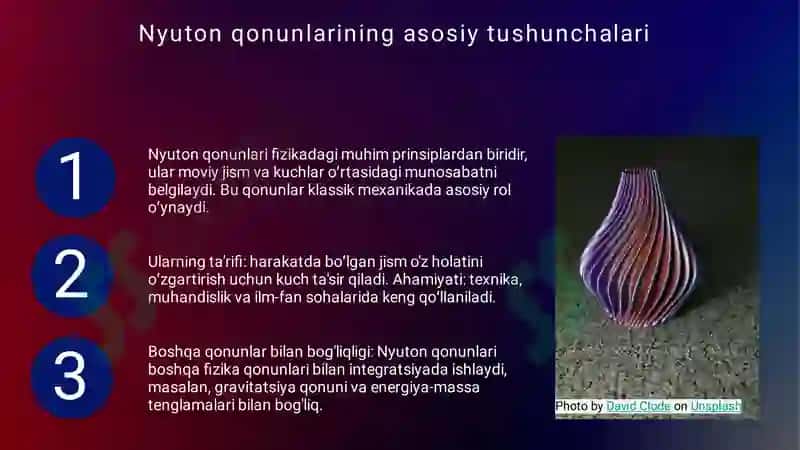 Nyuton qonunlari 3