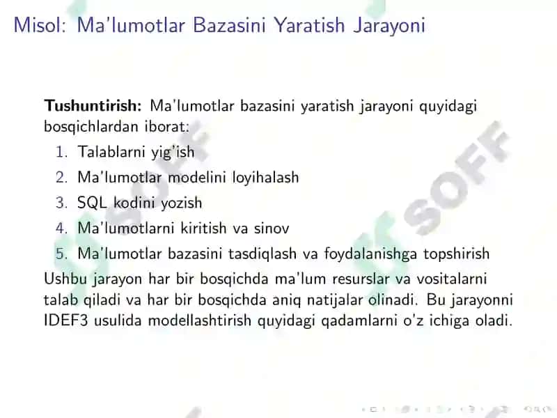 IDEF3 Jarayonlarini Modellashtirish 3