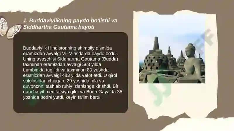 Buddaviylik dini tarixi va ğoyalari 3