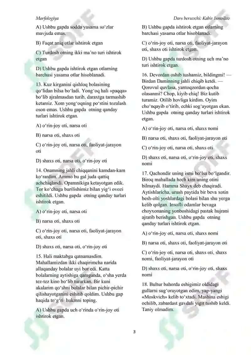 Otning ma'no turlari . (Qollanma) 3