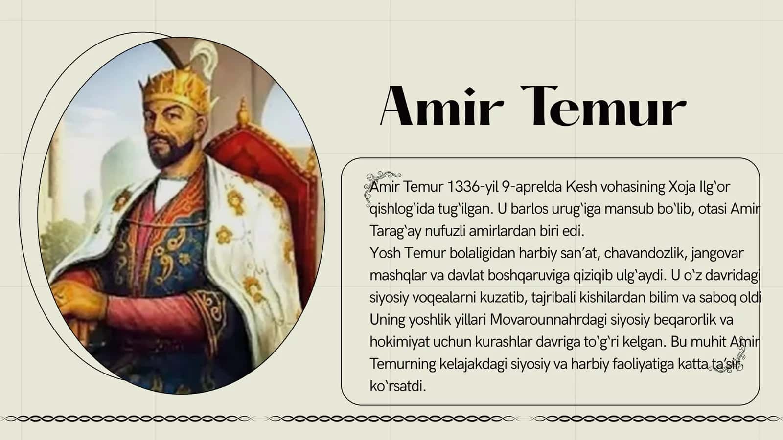 Amir Temur va Temuriylar davri 3