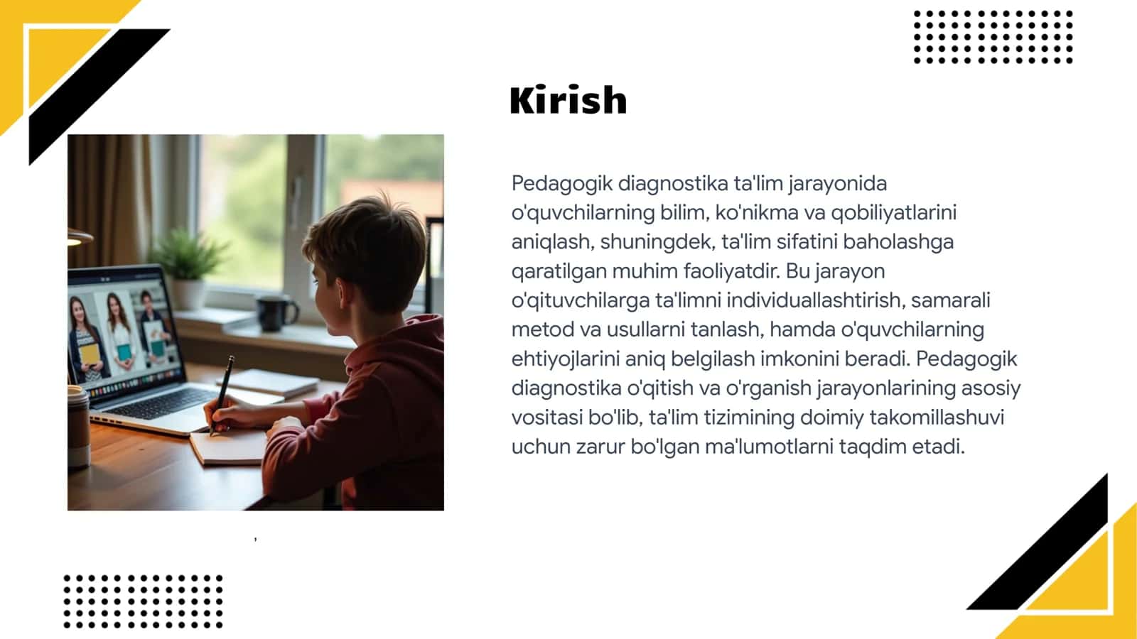 Pedagogik diagnostika 3