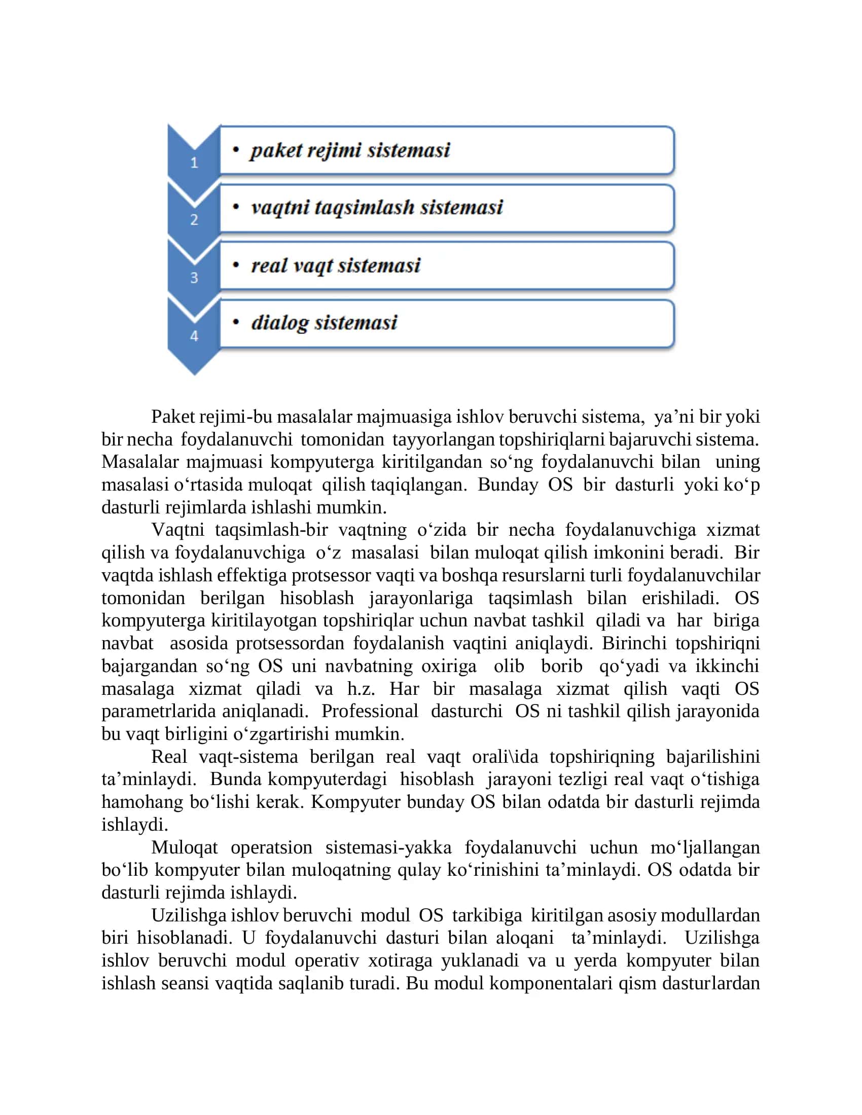 Operatsion tizimlar (OT) 3