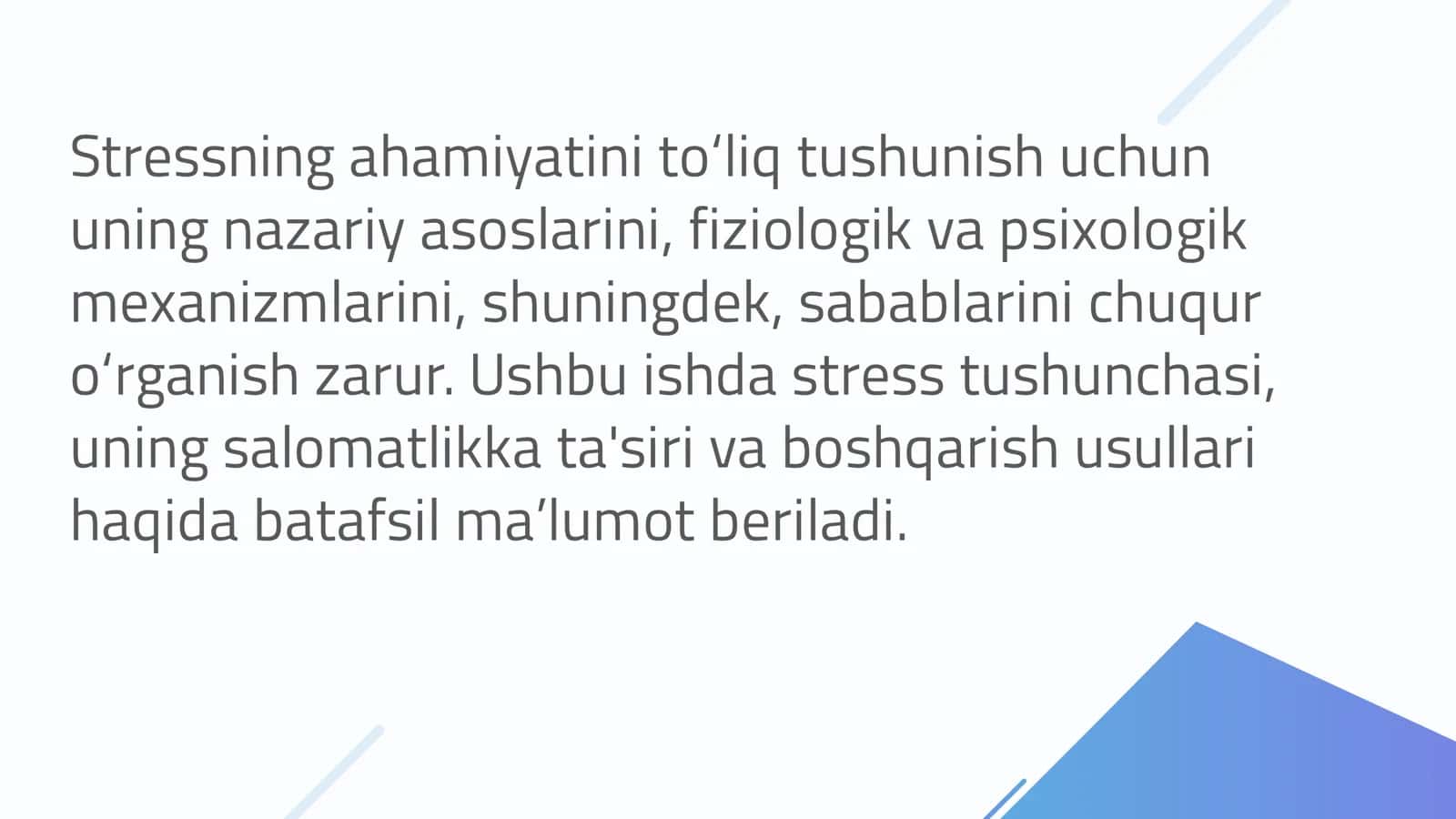 Stress psixologiyasi 3