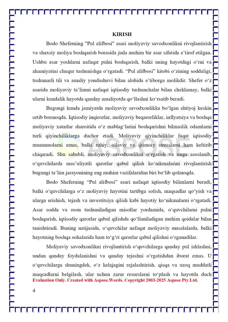 Pul alifbosi asari 4