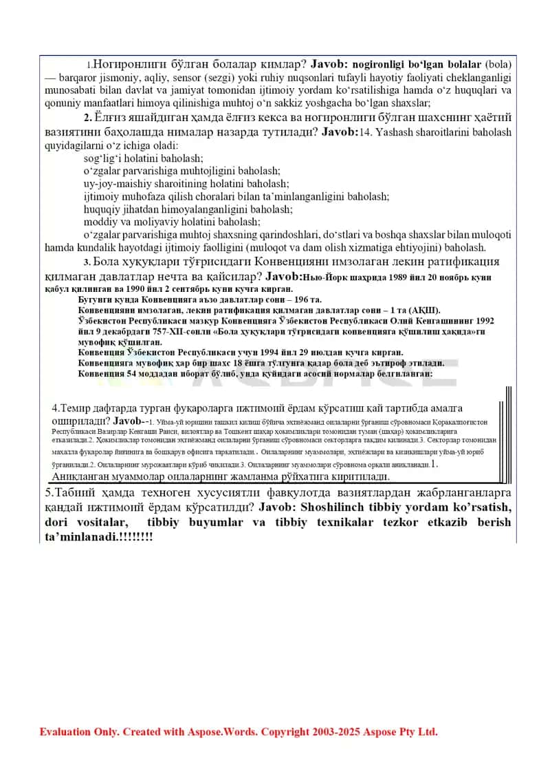 Savol javoblar huquqdan argos savollar 4
