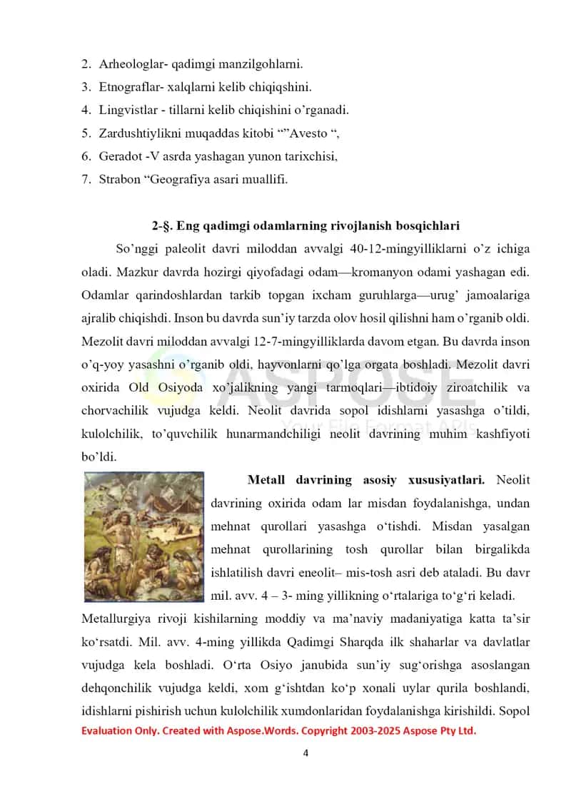 Qadimgi dunyo tarixi konspektlar 4