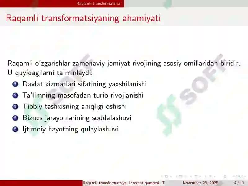 Raqamli transformatsiya 4