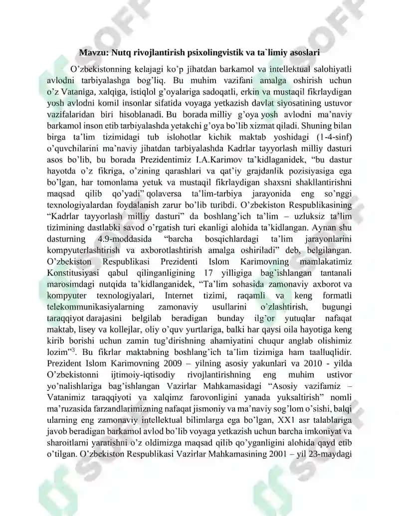 Nutq o’stirish metodikasi 4