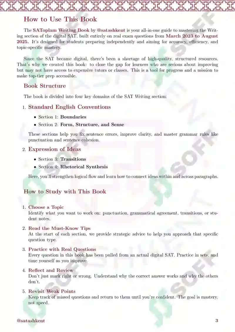 SAT writing book 4