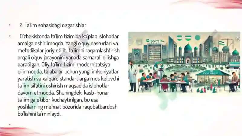 O'zbekistonning Eng Yangi Tarix fani 4
