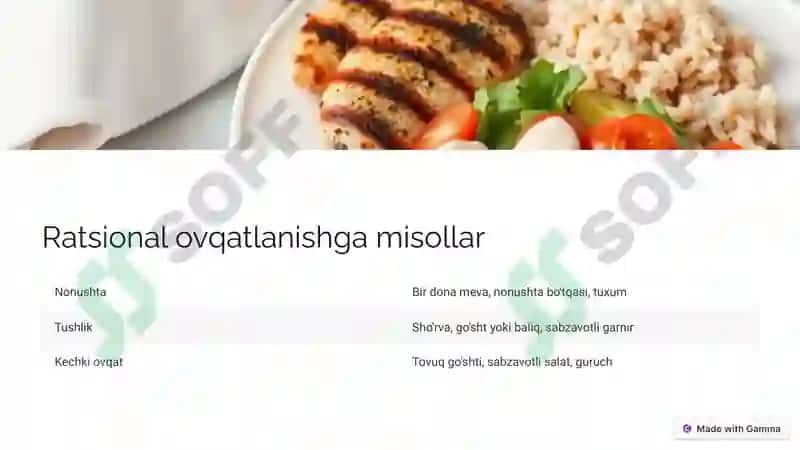 Ratsional ovqatlanish 4