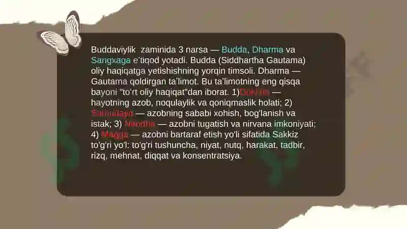 Buddaviylik dini tarixi va ğoyalari 4