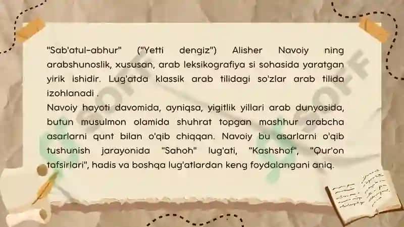 Navoiyga nisbat berilgan asarlar 4