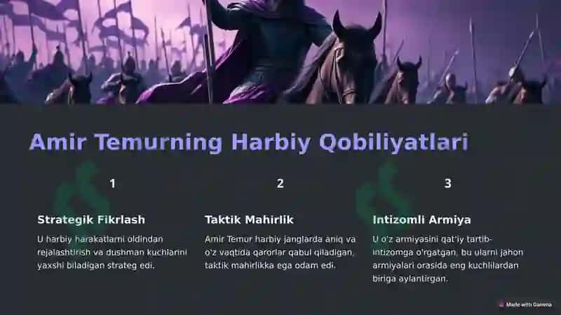 Amir Temur Davlatchiligi 4