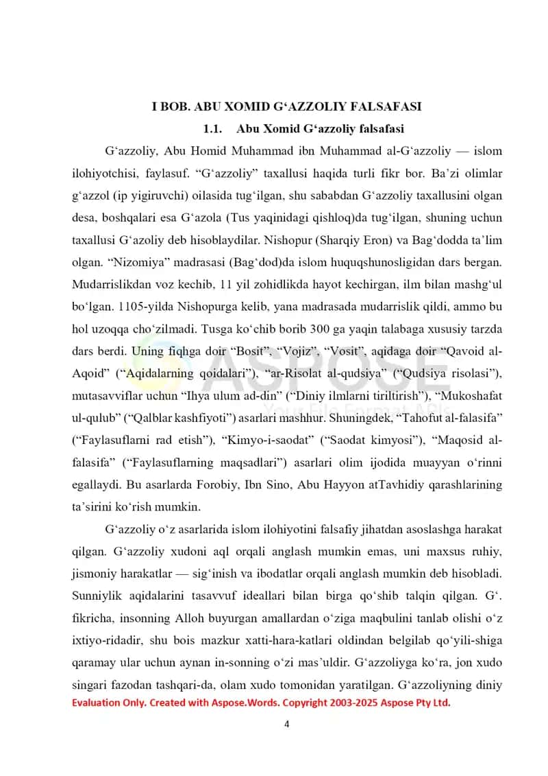 Abu Xomid G‘azzoliy munozara o‘tkazish haqida 4