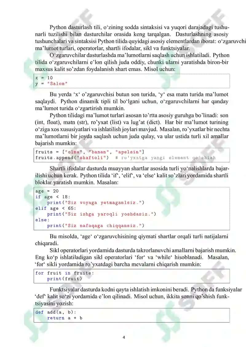 Python dasturlash tilining web dasturlar yaratish 5