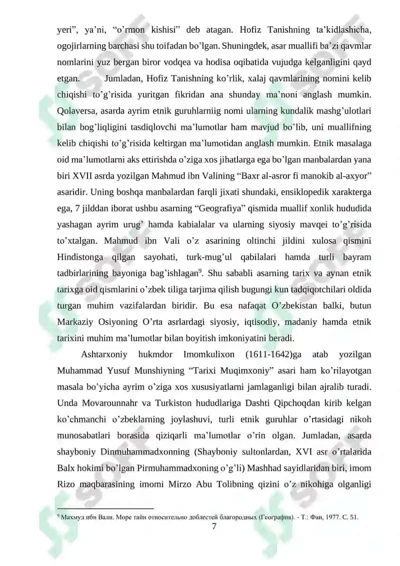 O’zbek xalqining etnik tarixi 7