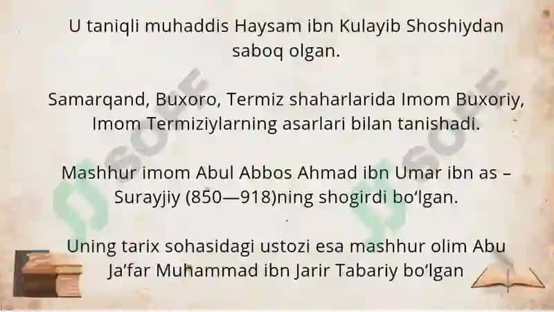 Qaffol Shoshiy maqbarasi 8