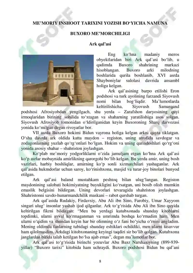 TARIX FANIDAN OLIMPIADAGA TAYYORLANAMIZ 8