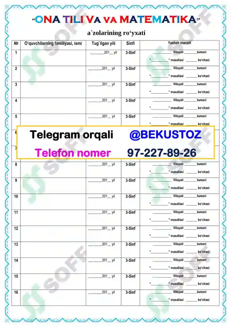 ONA TILI VA MatematiKA 8