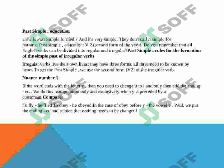 Past simple 5