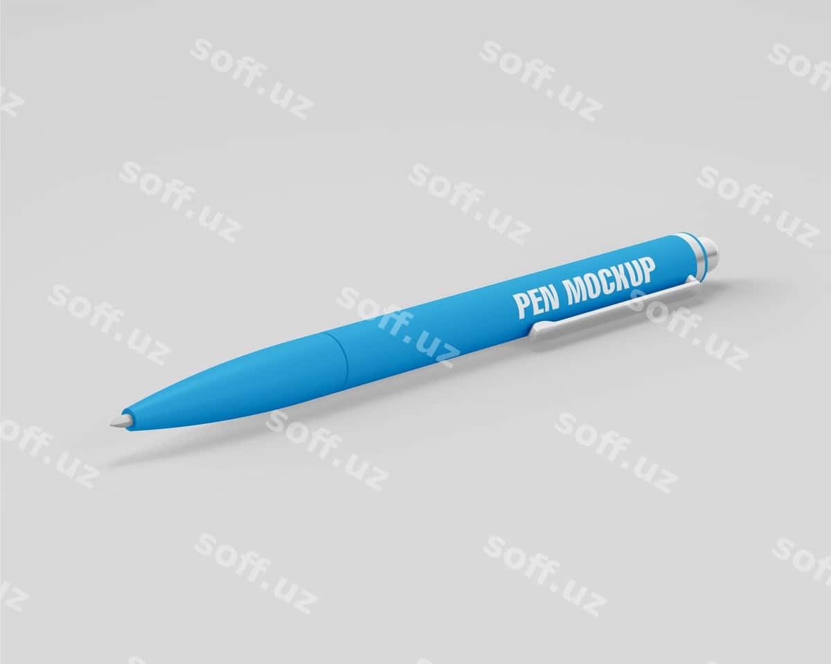 Qalam maketi savdosi | Pen mockup merchandising 1