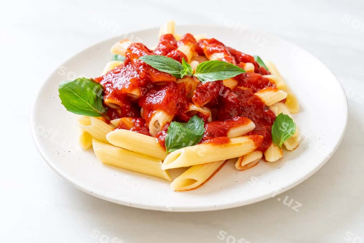 Penne pasta pomidor sosi | Penne pasta tomato sauce 1