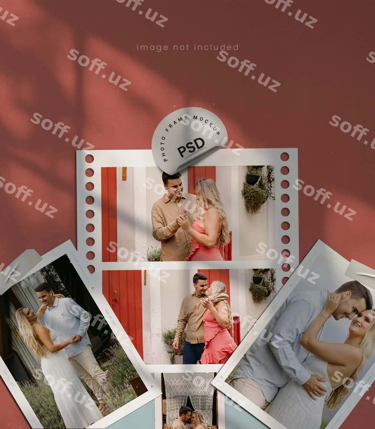 Foto ramkalar mood board mockup | Photo frames mood board mockup 1
