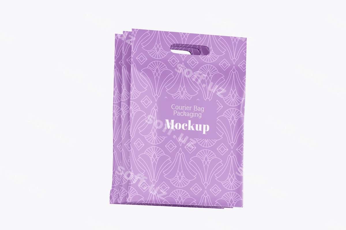 Plastik po'chcha sumka modeli | Plastic pouch bag mock up 1