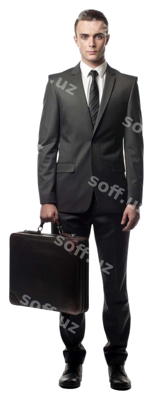 Png qisqar valiza portret turga | Png briefcase suitcase portrait standing 1