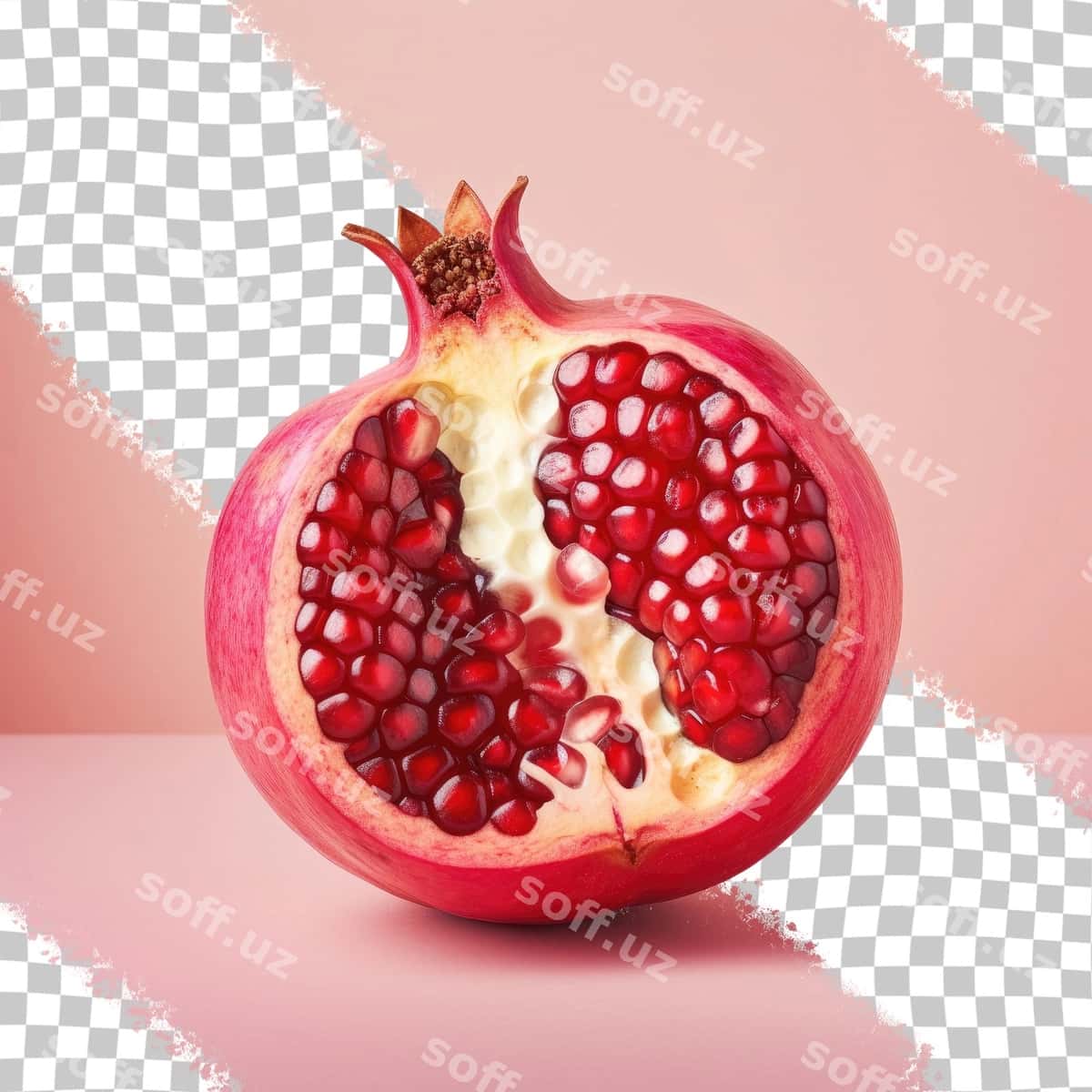 Gırtmasi olingan anor | Pomegranate with bite taken out it 1