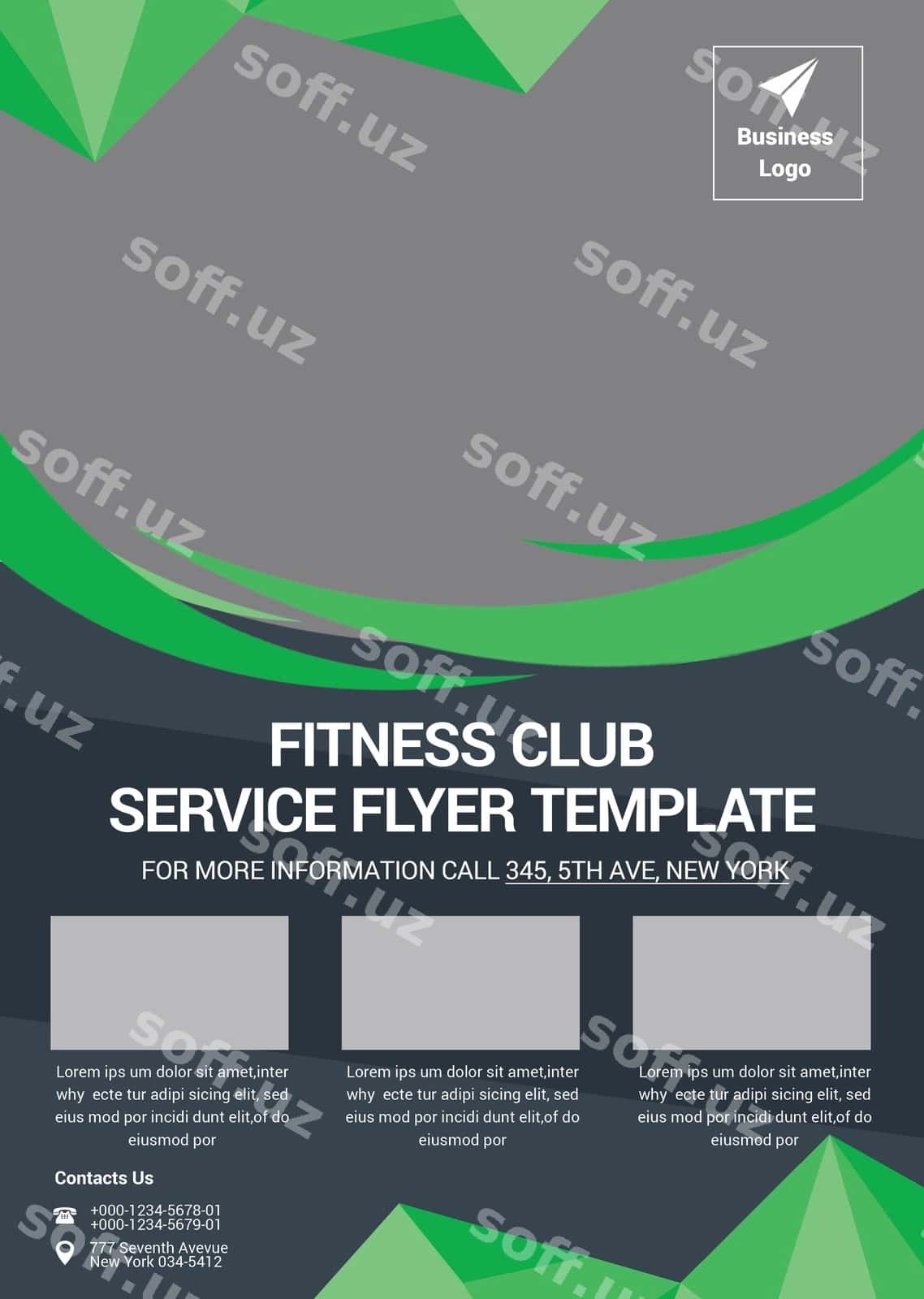 Poster fitness markazı veb-sayti klubi | Poster fitness center website club 1