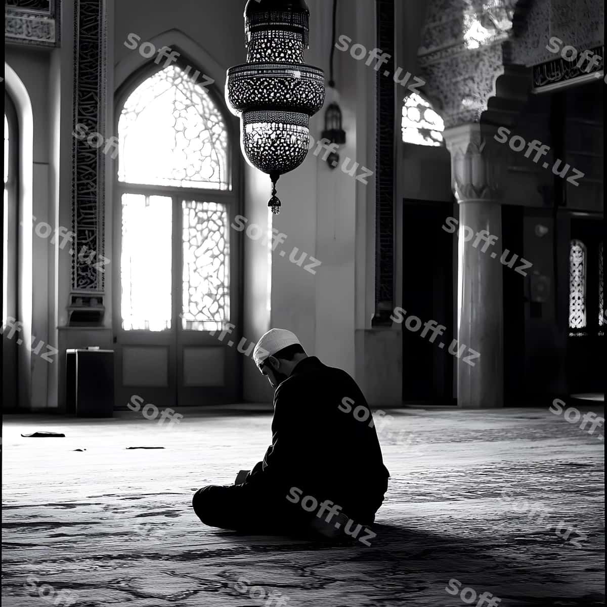 Namoz aytish musulmon erkak imon qilish islom | Praying muslim man believe islam 1