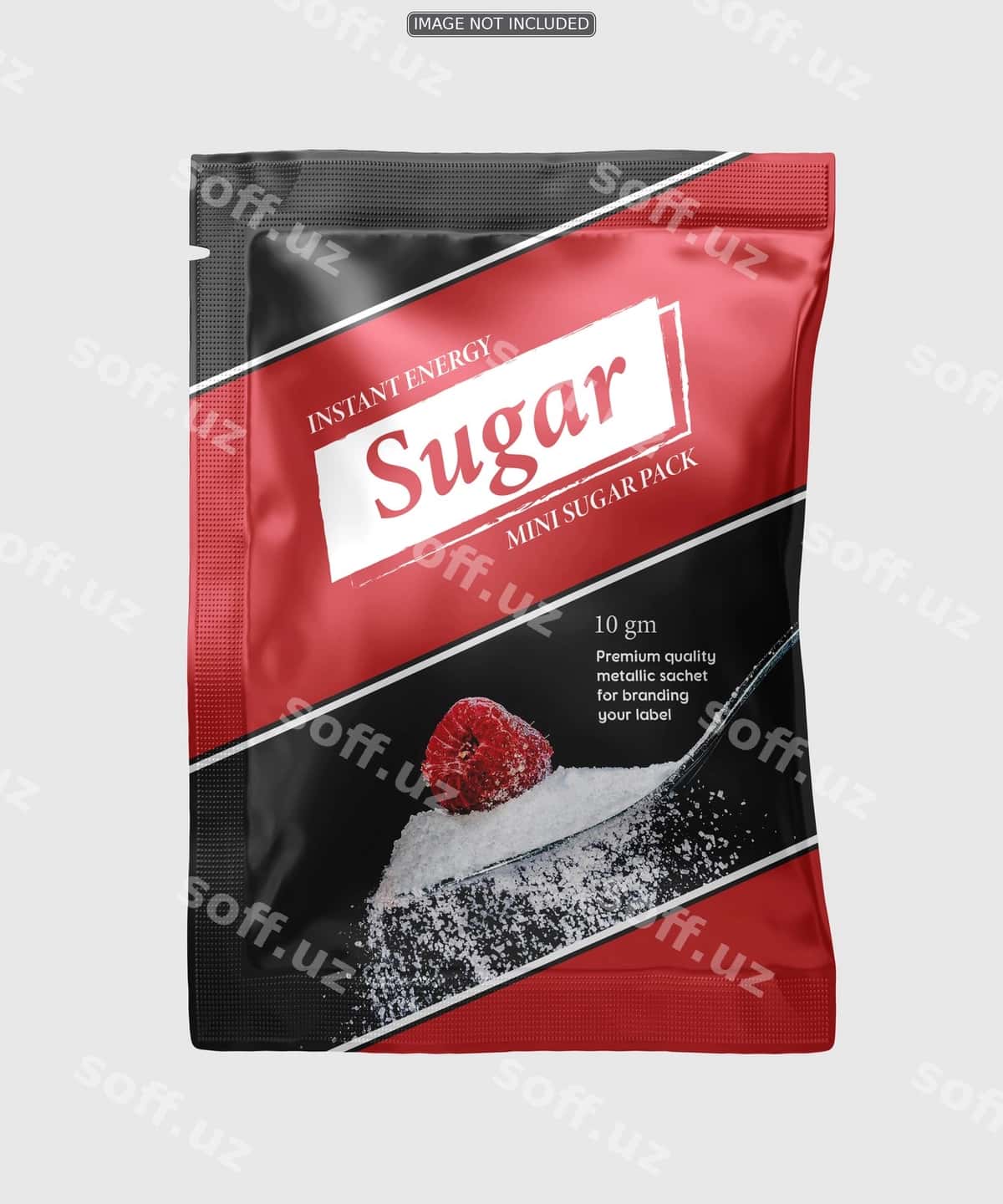 Premiy glossi sachet qadoqlash mockup | Premium glossy sachet packaging mockup 1