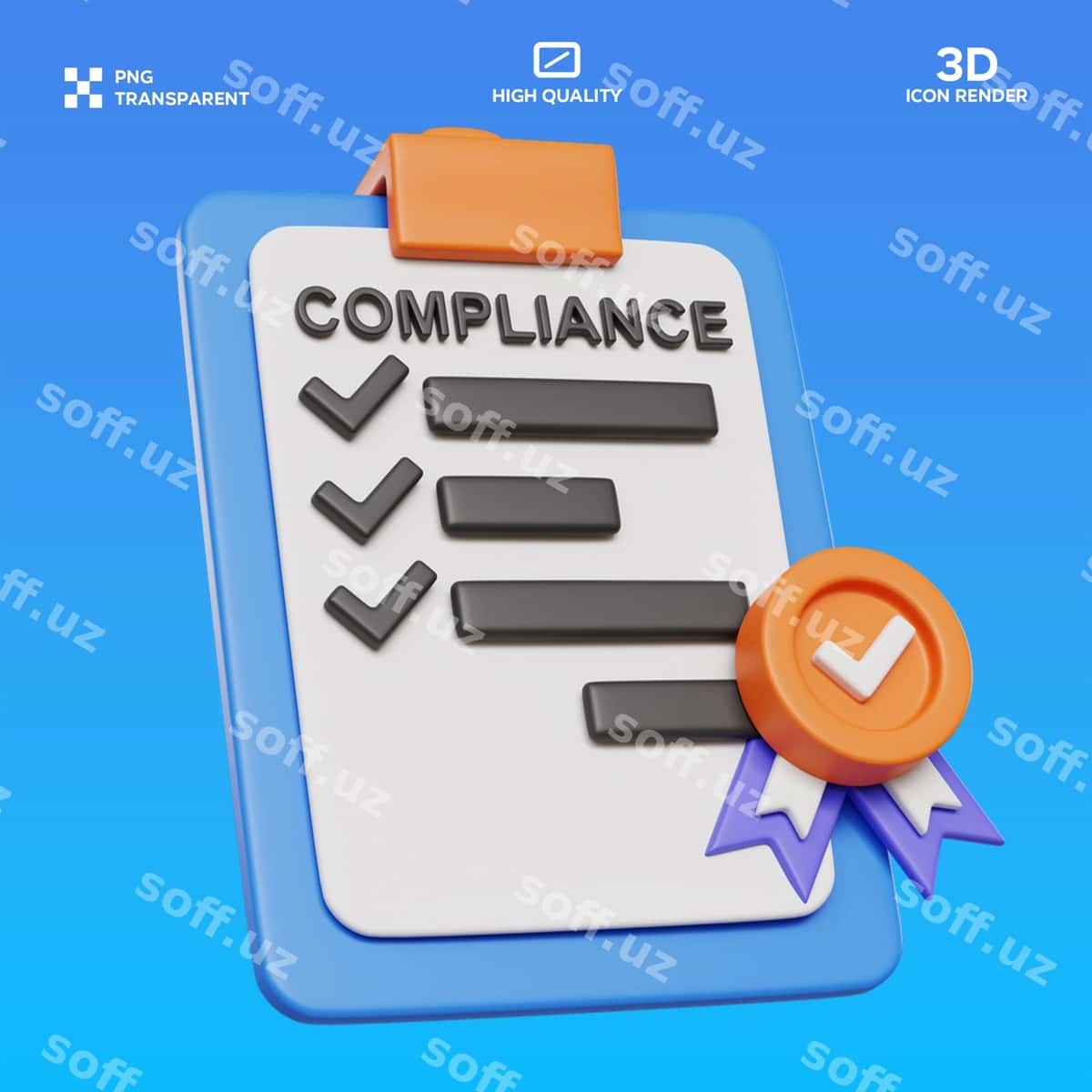 Psd moslashuvchanlik hisoboti 3d ilustratsiyasi | Psd compliance report 3d ilustration 1