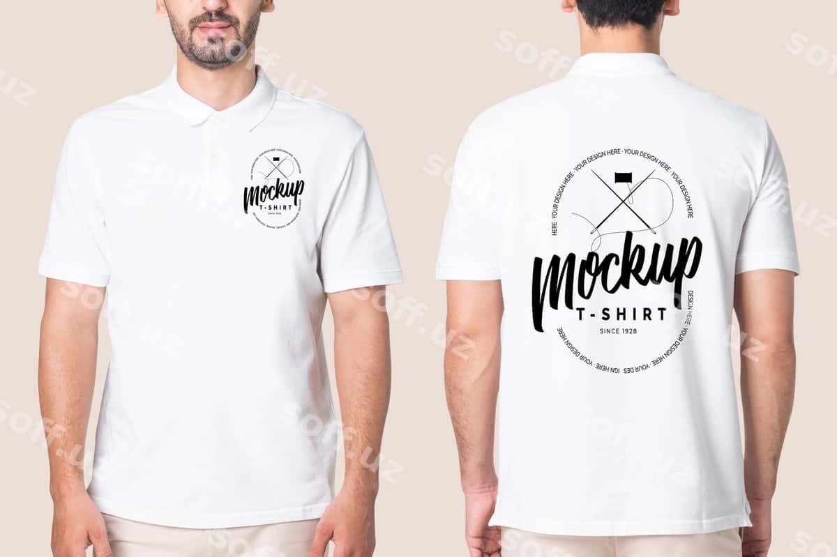 Psd futbolka oldi namuna | Psd tshirt front mockup 1