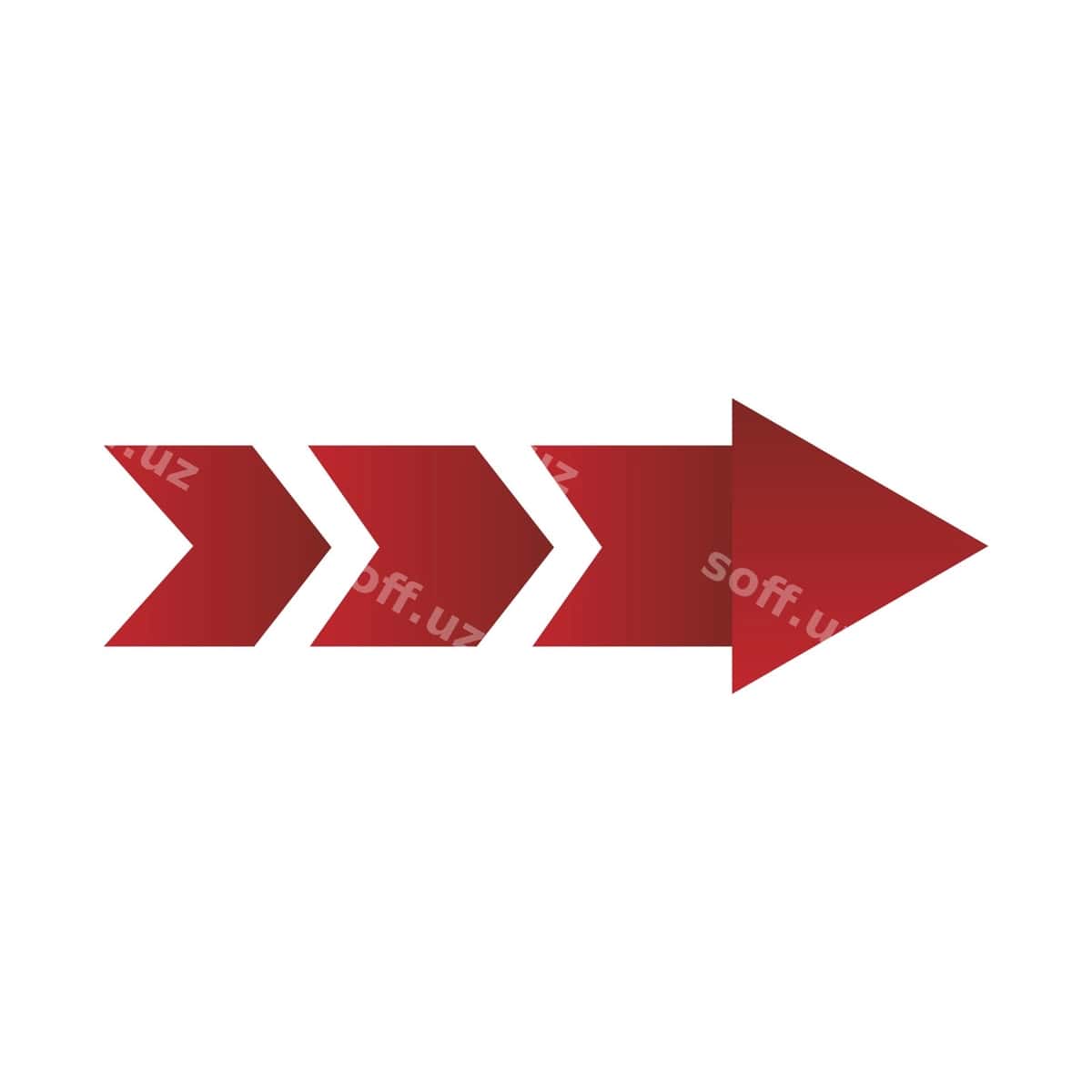 Qizil strelka ko'rsatkichi | Red arrow pointer 1