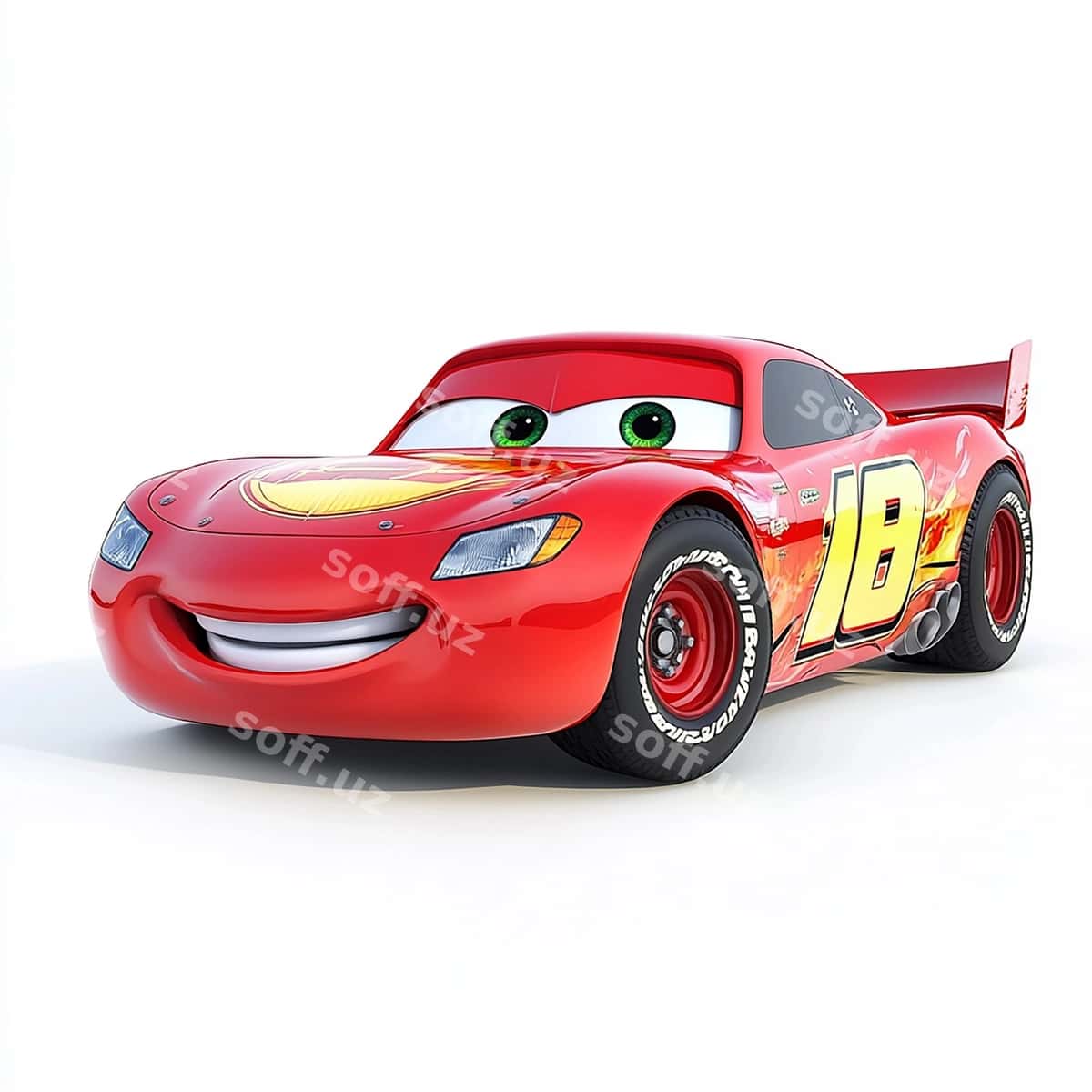 Qizil 8 raqamli mashina u | Red car with number 8 it 1