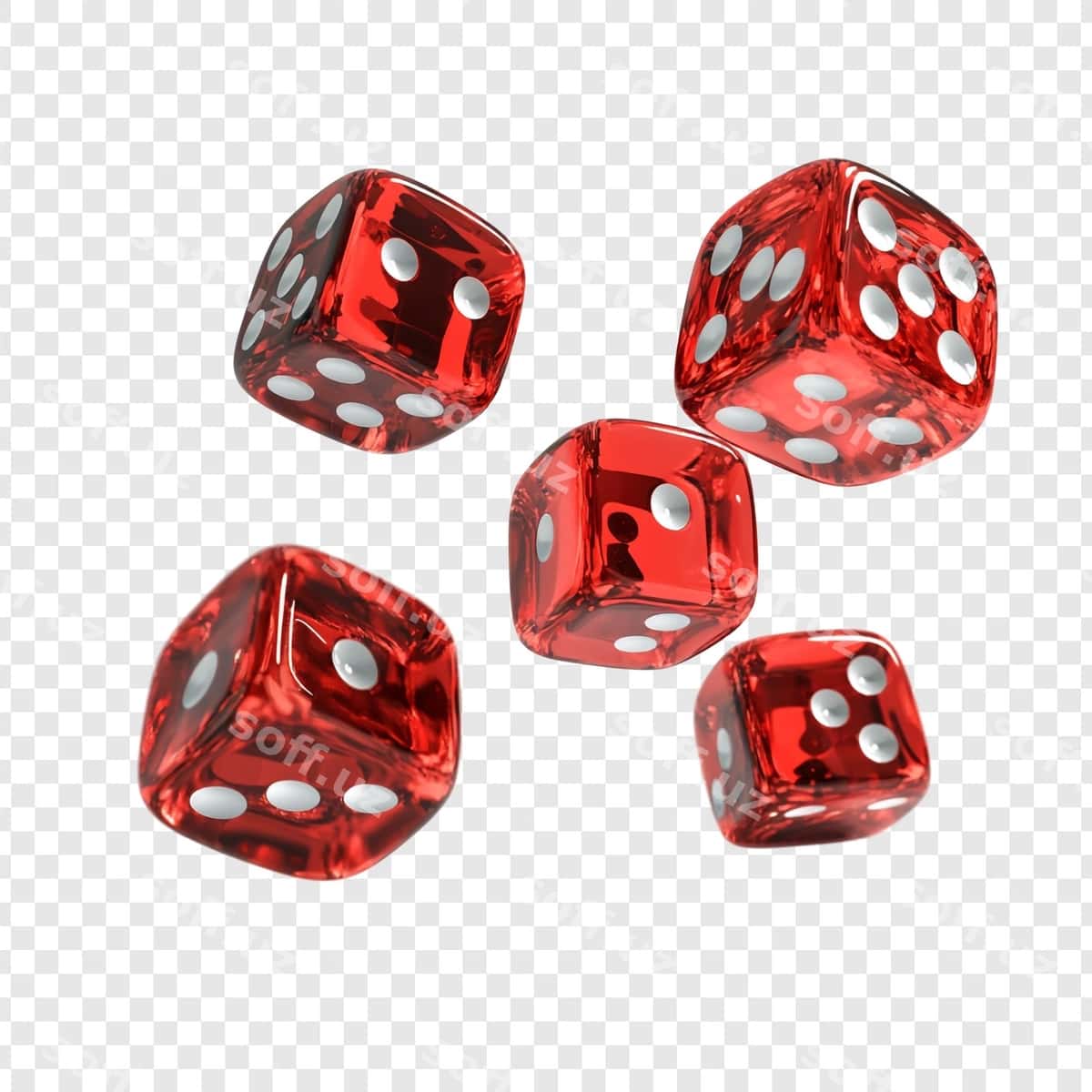 Qizil tuxmoq aroqiq tushmoqda | Red dice falling 1