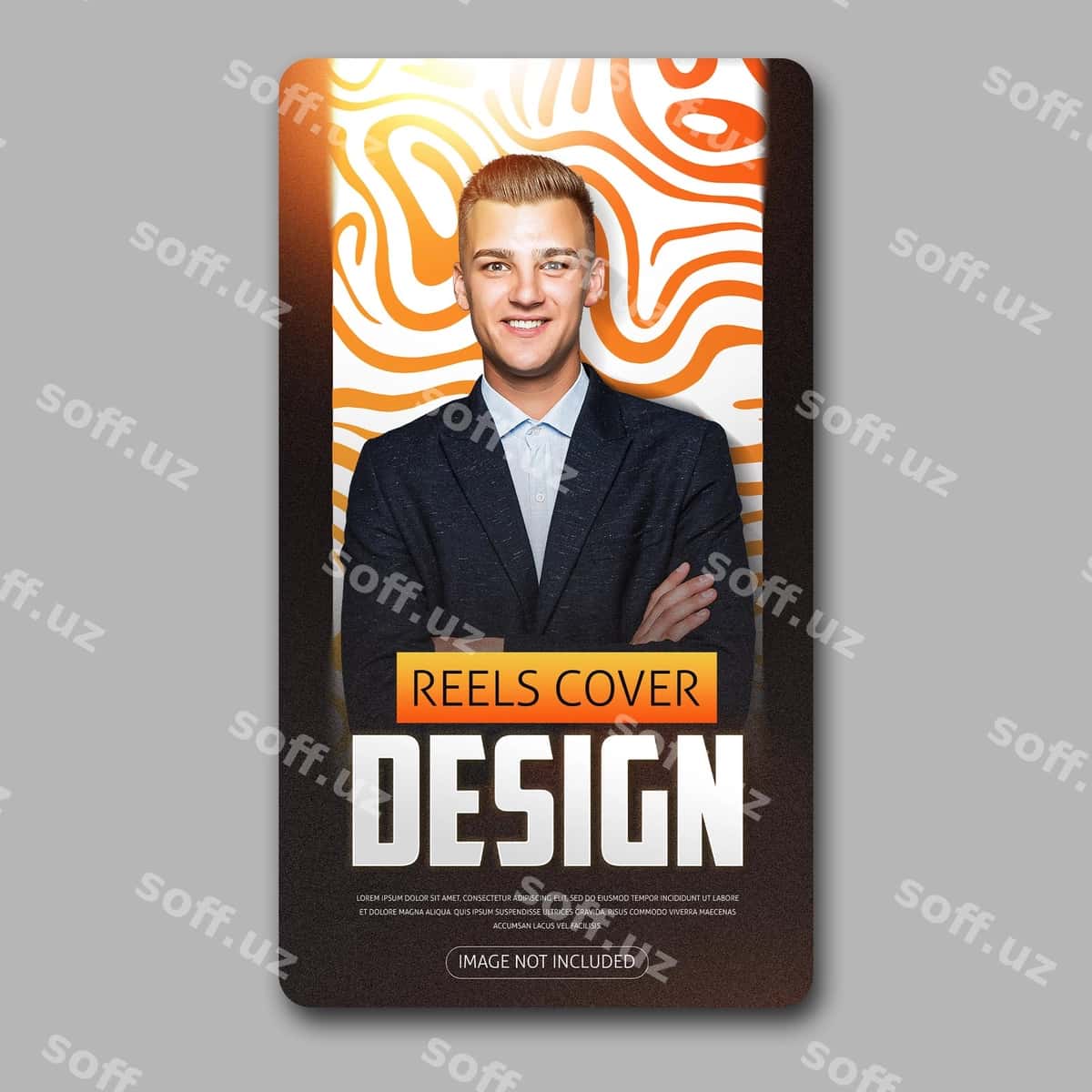 Reels uchun ajoyib dizayn shabloni | Reels cover design template 1