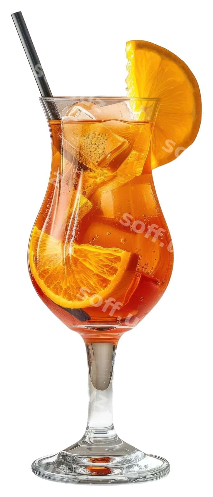 Sovuq apelsin koktel ichimlik | Refreshing orange cocktail drink 1
