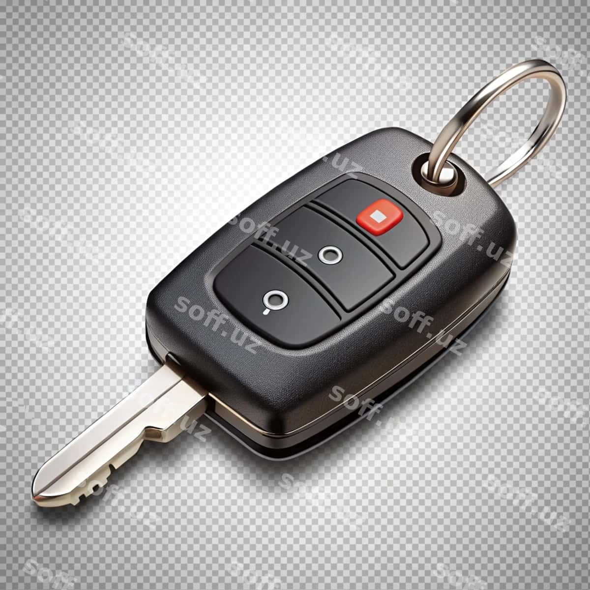 Pilit mashina kaliti shaffof orqa fonda | Remote car key transparent background 1