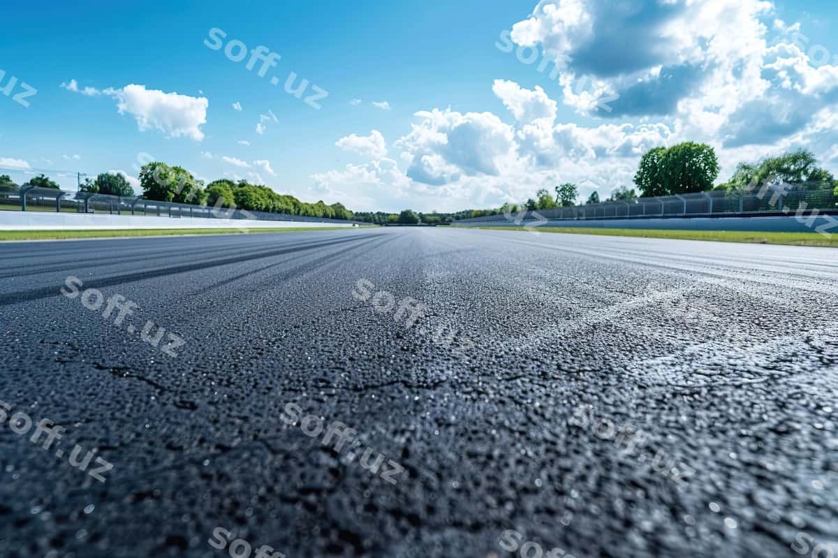 Bu aniq ko'k asmanli yo'l | Road with clear blue sky it 1