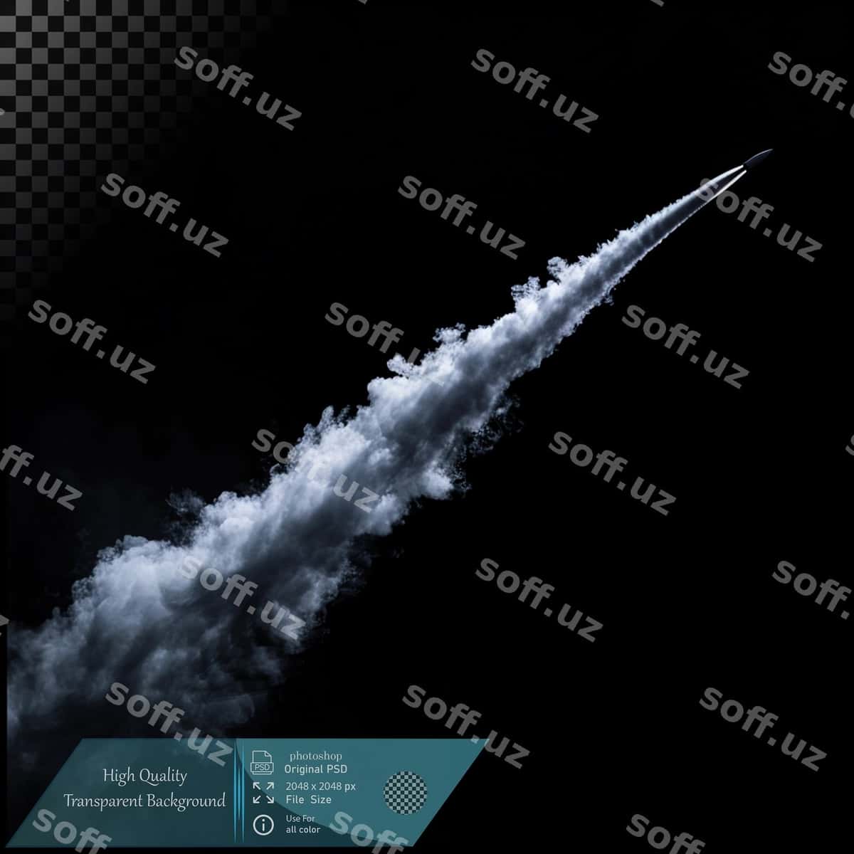 Raketa yoqish izi | Rocket launch trail 1