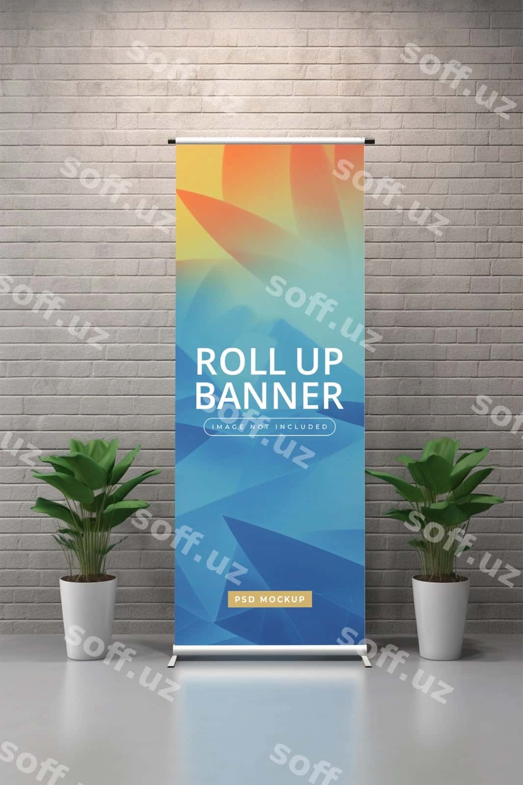 Roll up banner mockup | Roll up banner mockup 1