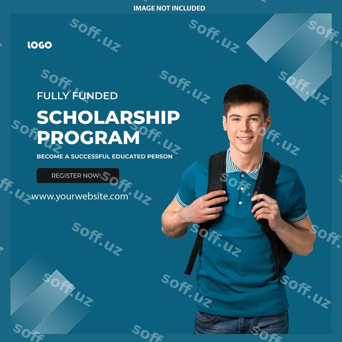 Stipendiya programmasi psd post ijtimauiy tarmoqlar | Scholarship program psd post social media 1