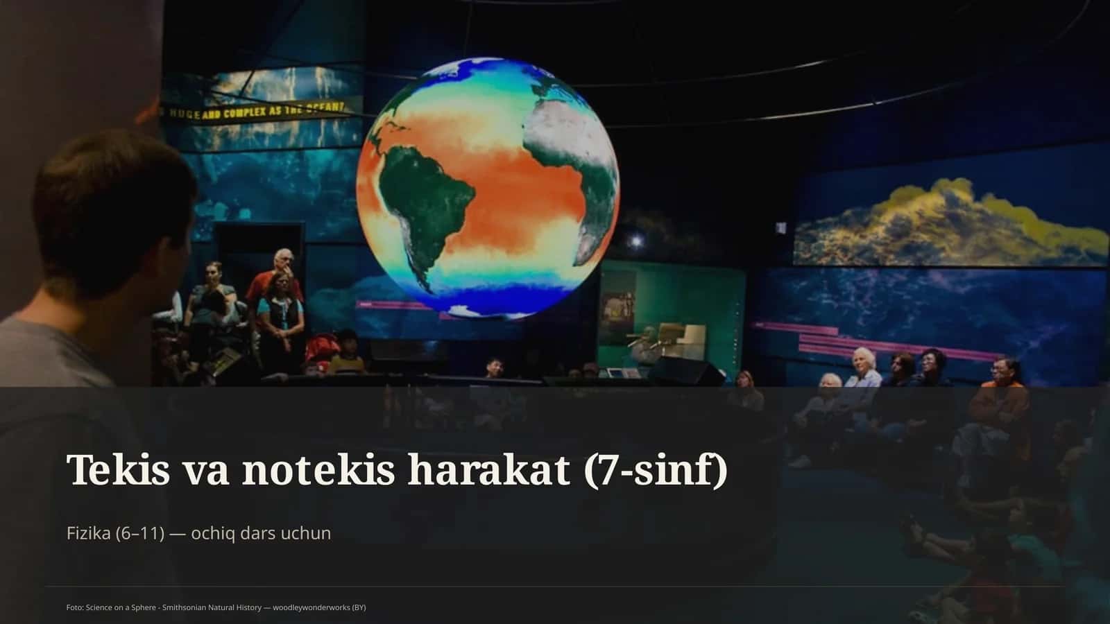 Tekis va notekis harakat (7-sinf) Fizika (6–11) 1