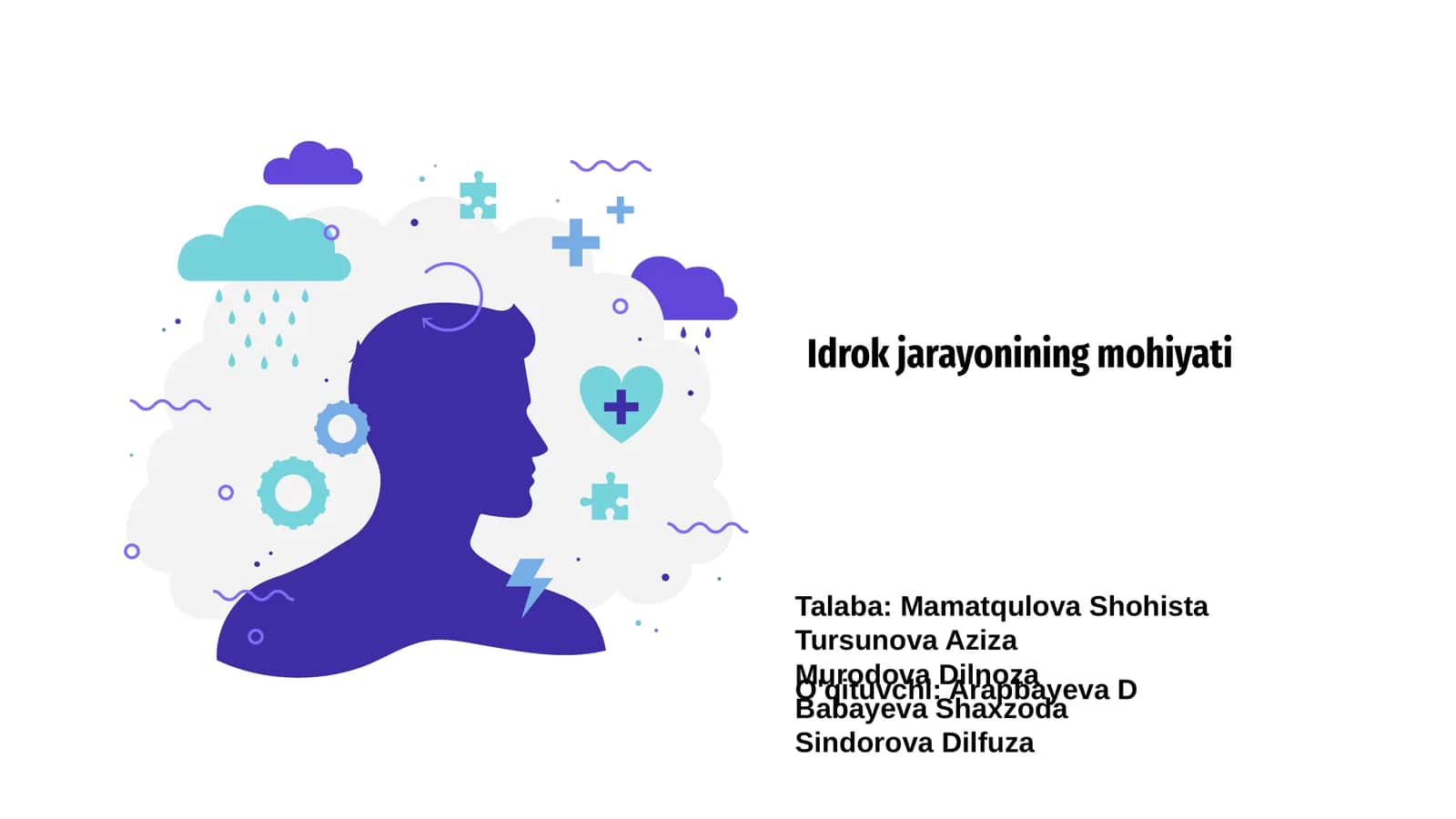 Idrok jarayonining mohiyati 1