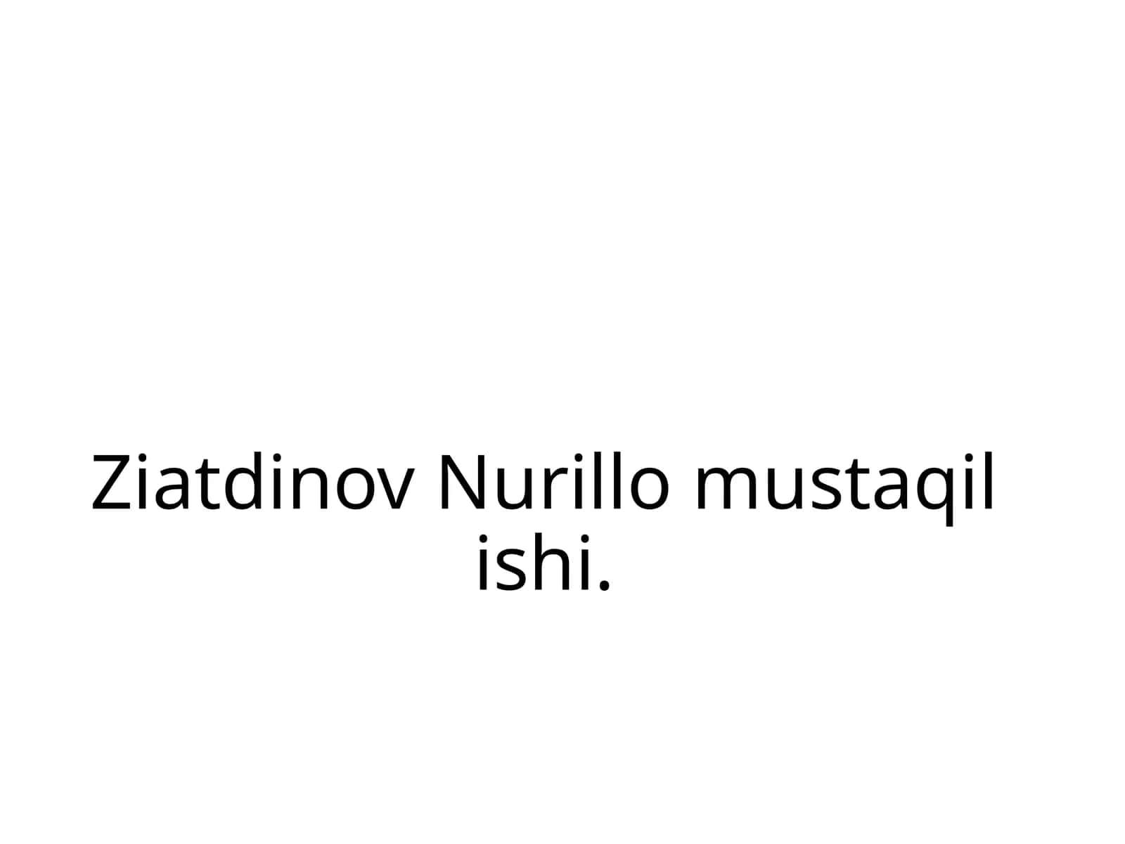 Dorivor oʻsimliklar 1